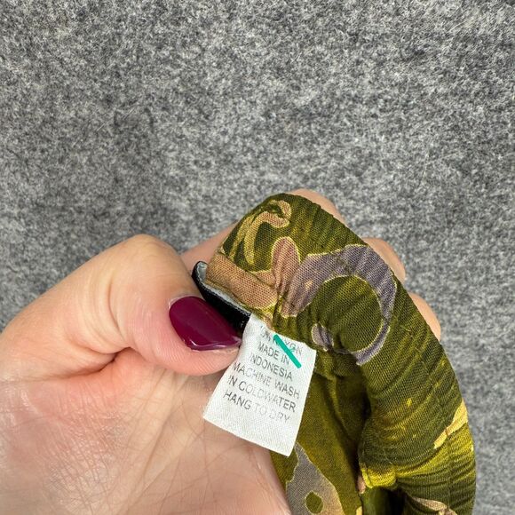 LotusTraders Skirt Women 3X Plus Green Striped Maxi Long Drawstring Rayon Casual - Picture 6 of 7